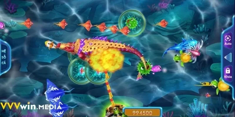 Trải nghiệm bắn cá siêu tốc hấp dẫn chỉ có tại VVVWIN